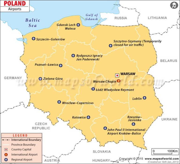 Exploring Poland’S Airports: A Comprehensive Map Guide